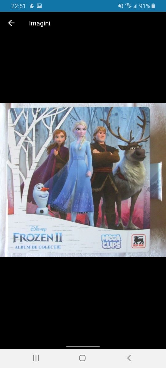 Colectie completa/catalog/ album mega clips Frozen 2 2019