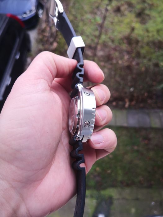 Ceas automatic Seiko Mod Tuna MarineMaster 300 MM300 curea cauciuc