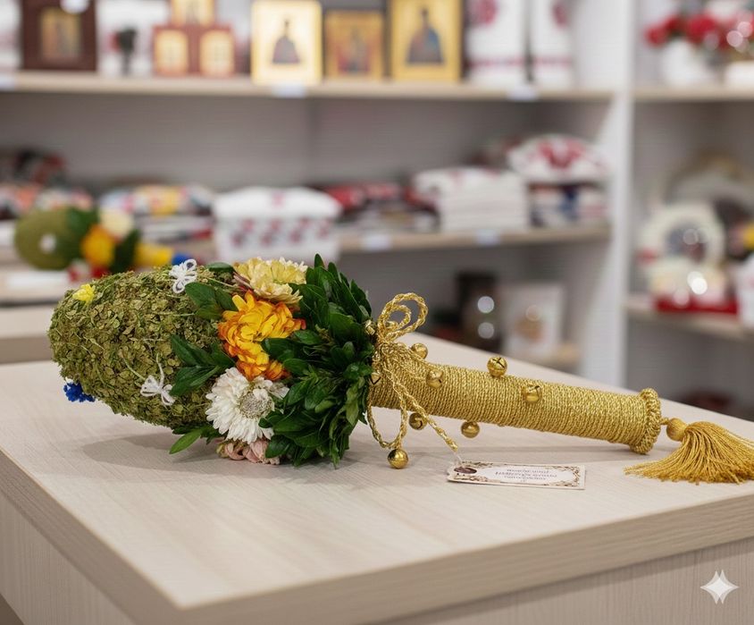 Busuioc tradițional boboteaza