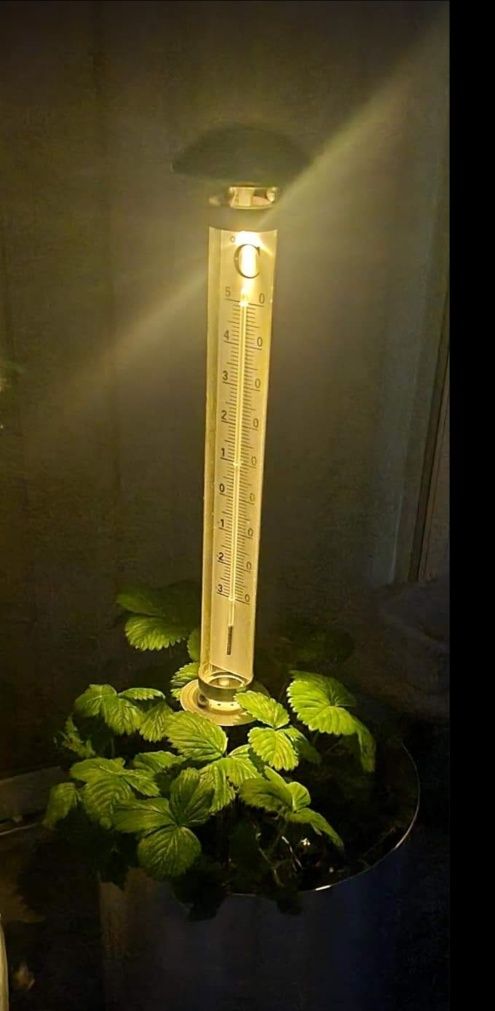 Lampă solara Termometru 113 cm