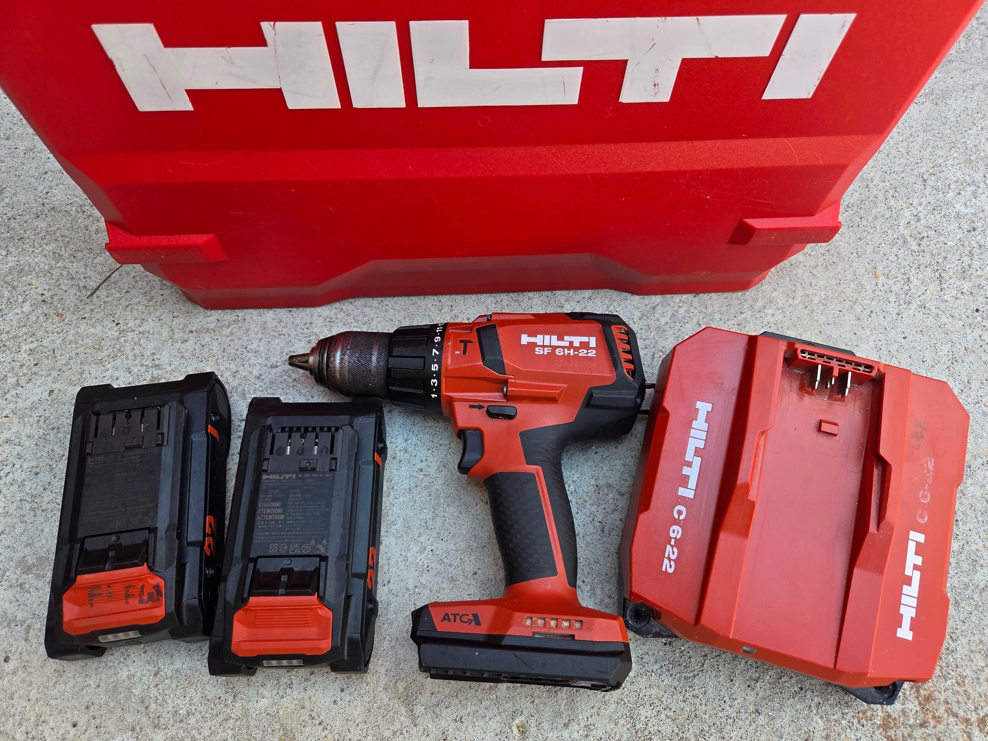 Hilti SF 6H-22 ATC Nuron - Мощен ударен винтоверт - ПЕРФЕКТЕН!