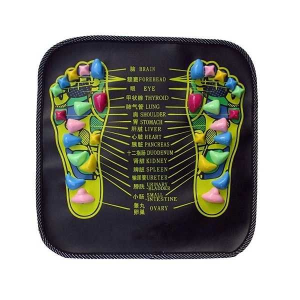 Set 2 Kendama lemn 12cm si 2 covorase masaj