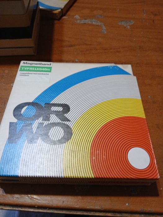 Banda magnetofon orwo 18cm sigilata