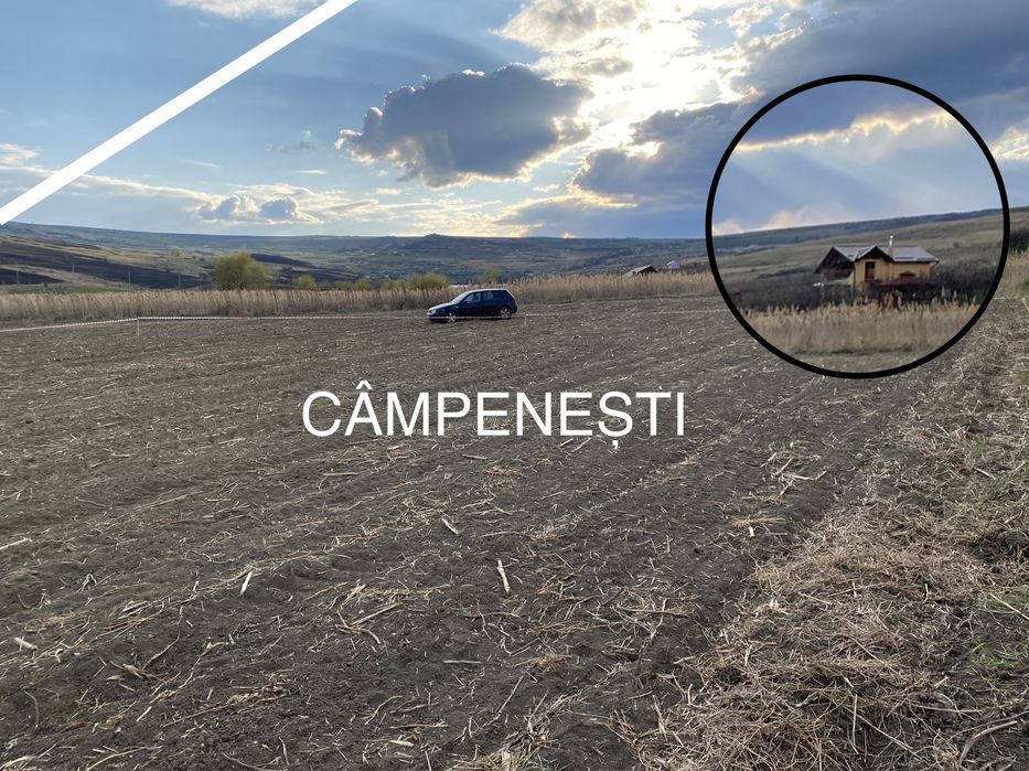 Vând TEREN INTRAVILAN în CÂMPENEȘTI (cu certificat urbanism informare)