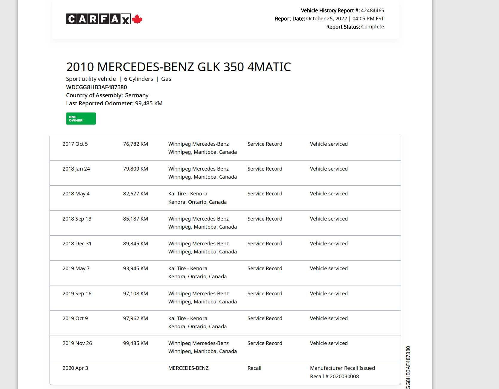 Mercedes-Benz GLK 350 4 Matic само на 104.700 км