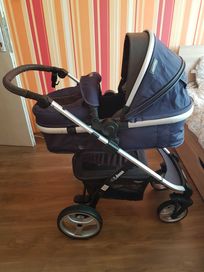 Бебешка количка Chipolino UP & DOWN 2018 + кош за новородено