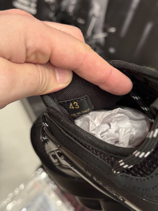 Adidasi versace piele naturala full box