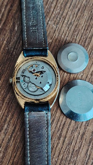 Ceas vintage Zarea, placat cu au 10 microni