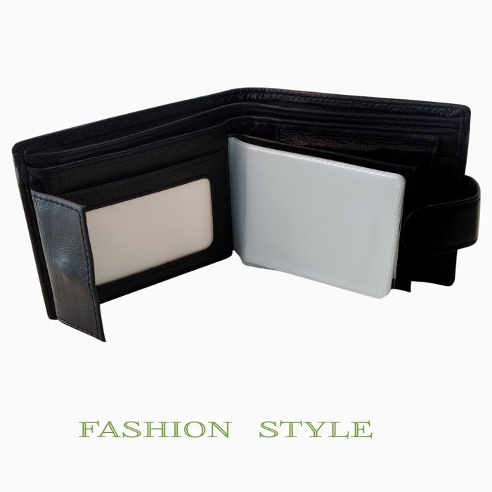 Мъжки портфейл от естествена кожа с личен калъф за документи