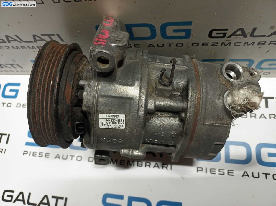 Compresor AC Aer Conditionat Clima Fiat Doblo 1.6 16V 2000 - 2010 Cod 447220-8634 [X3939]