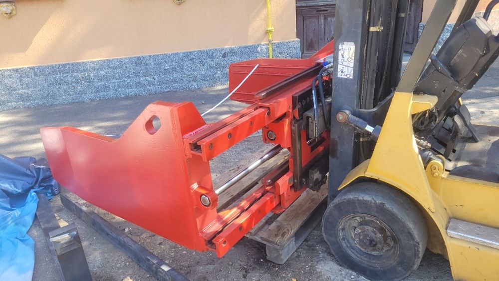 Cleste hidraulic stivuitor baloti deseuri reciclabile clamp presa