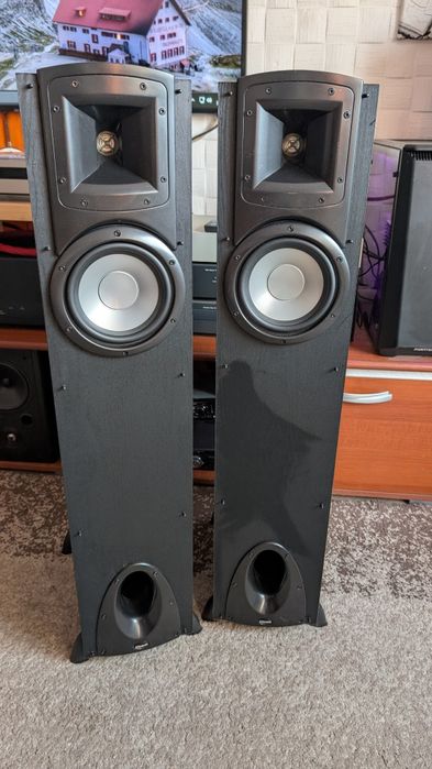 klipsch synergy f10  ( schimb) ,boxe podea , excelente