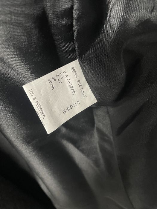 Palton blana artificiala.  XL