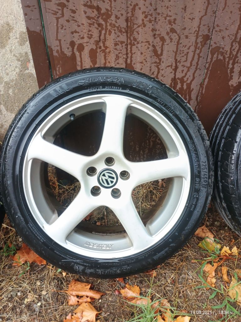 Джанти с гуми lassa 17 5х100 57.1 golf 4