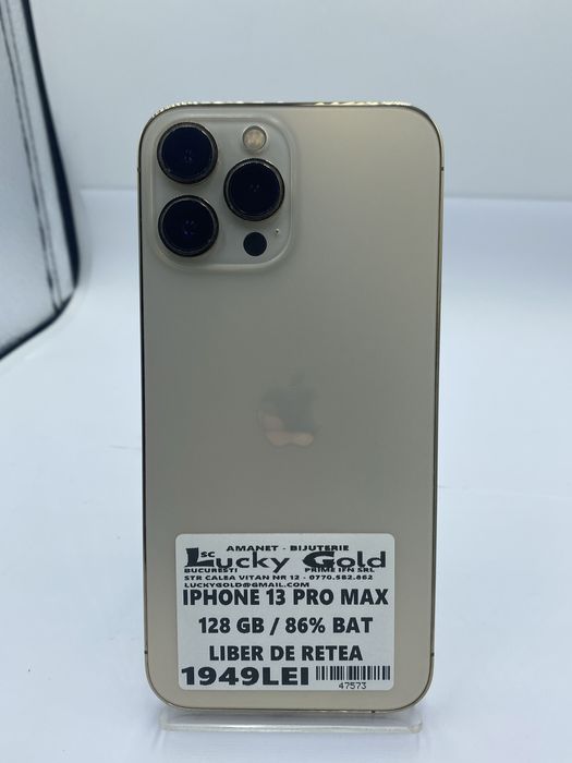 Iphone 13 Pro Max 128gb, baterie 86% / FACTURA/ GARANTIE #47573