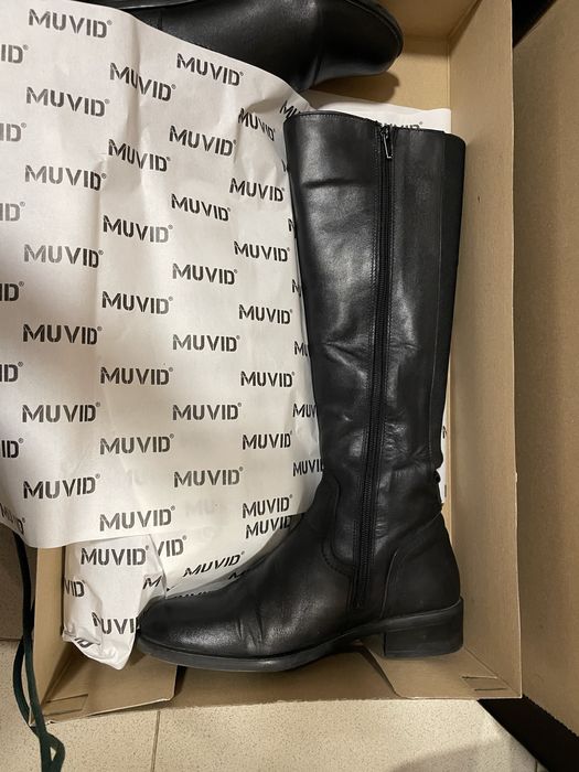 Дамски ботуши от естествена кожа Muvid shoes