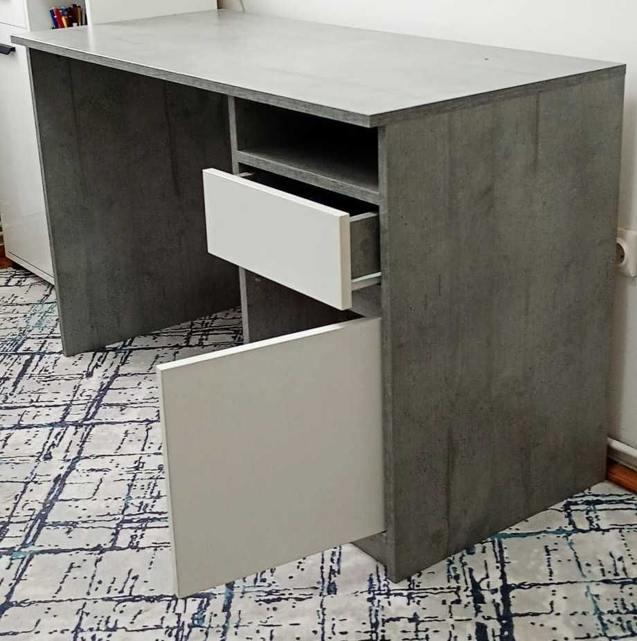 Birou BILLUND 120/54 cm culare alb/gri