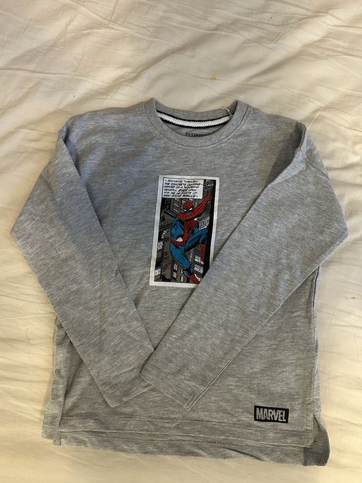 Сиво горнище spider man
