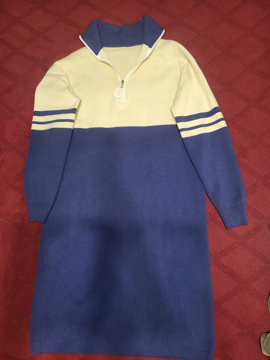 Тёплое зимнее платье, р.50