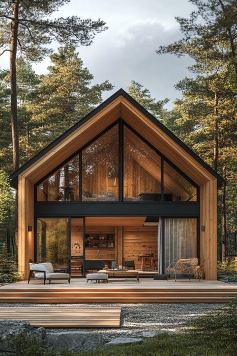 Cabane din lemn tip A