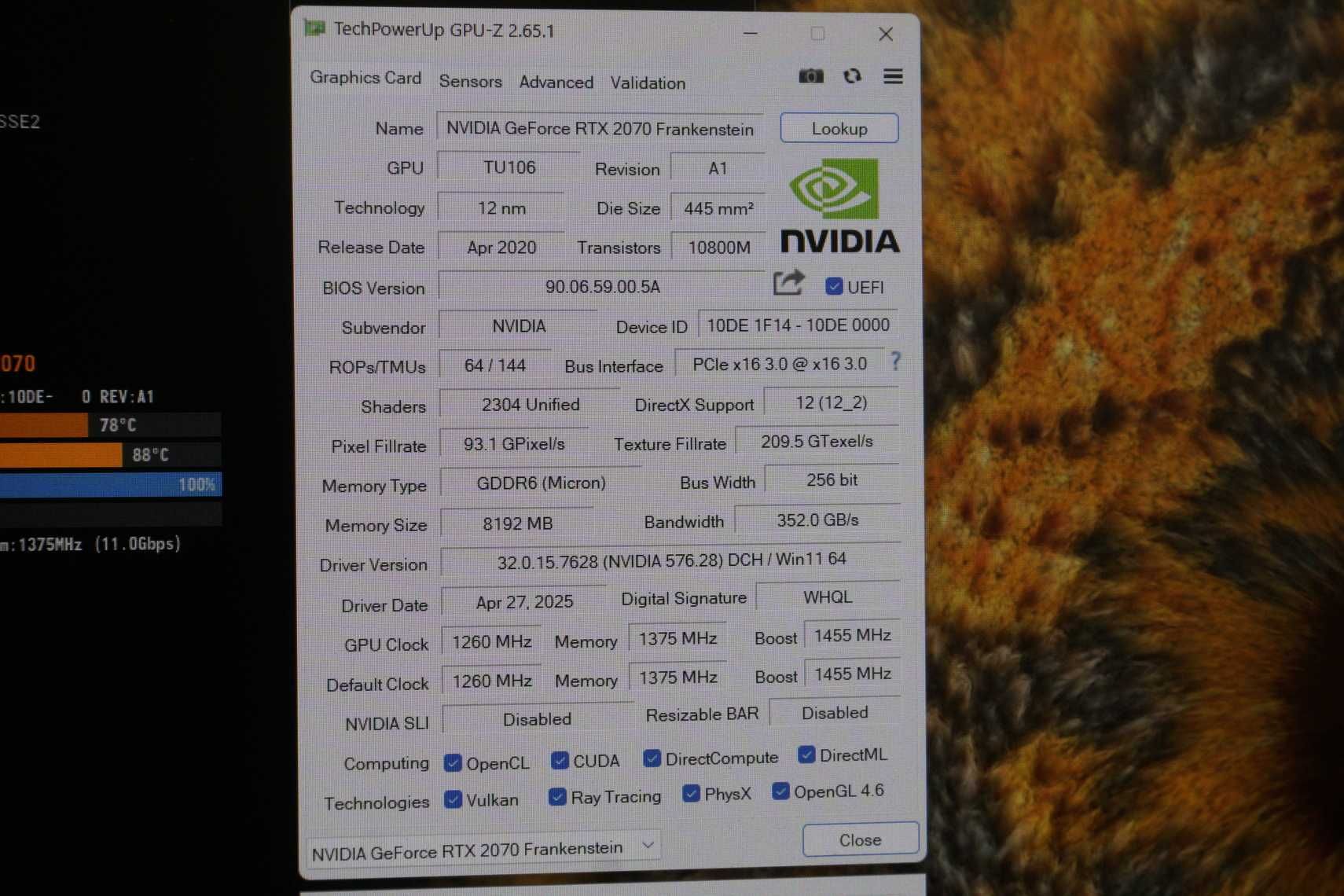 ITX Видеокарта RTX 2070 8GB mobile (TU106B) репакетирана за десктоп