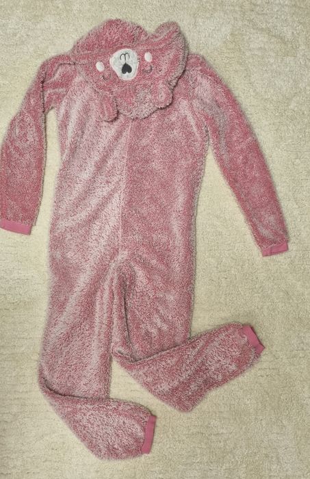 Домашен пухкав гащеризон за момиче 10-12г.