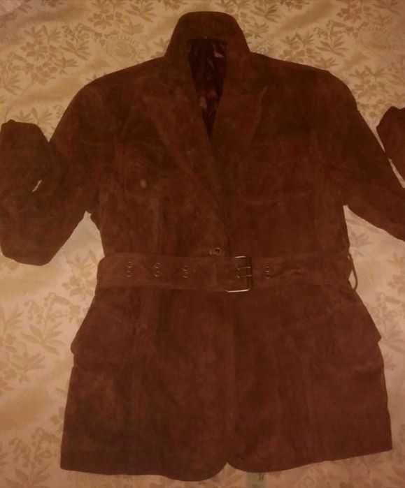 Cojoc / Geaca de piele naturala matlasata originala Woolrich