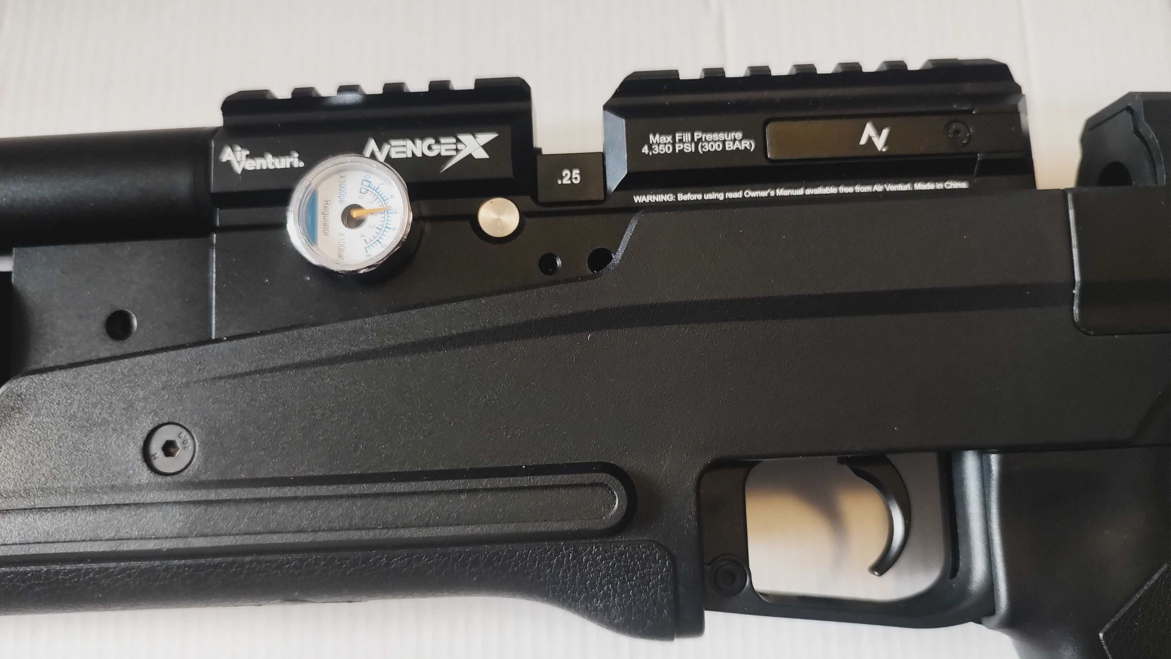 Продавам въздушна пушка Air Venturi Avenge-X Tactical 6,35- 90J.