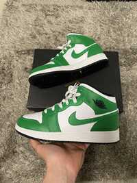 Jordan 1 Mid Lucky Green