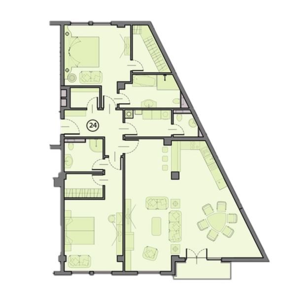 Продава се Тристаен апартамент в София, Манастирски ливади - 191 кв.м за 1872 €/кв.м - Снимка #2