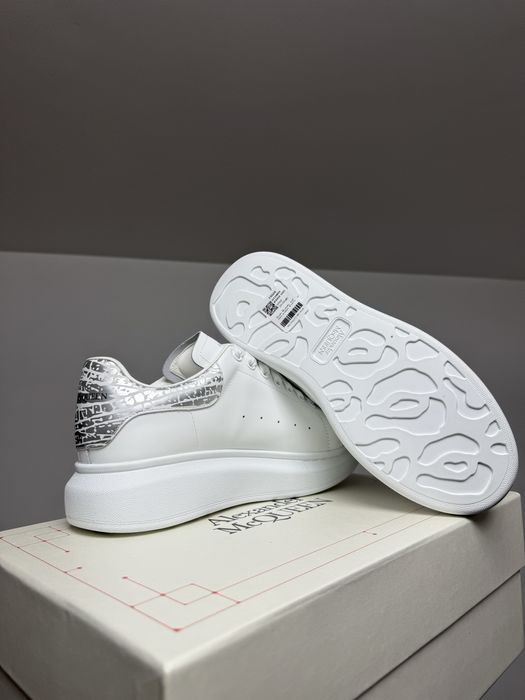 Alexander McQueen White Silver