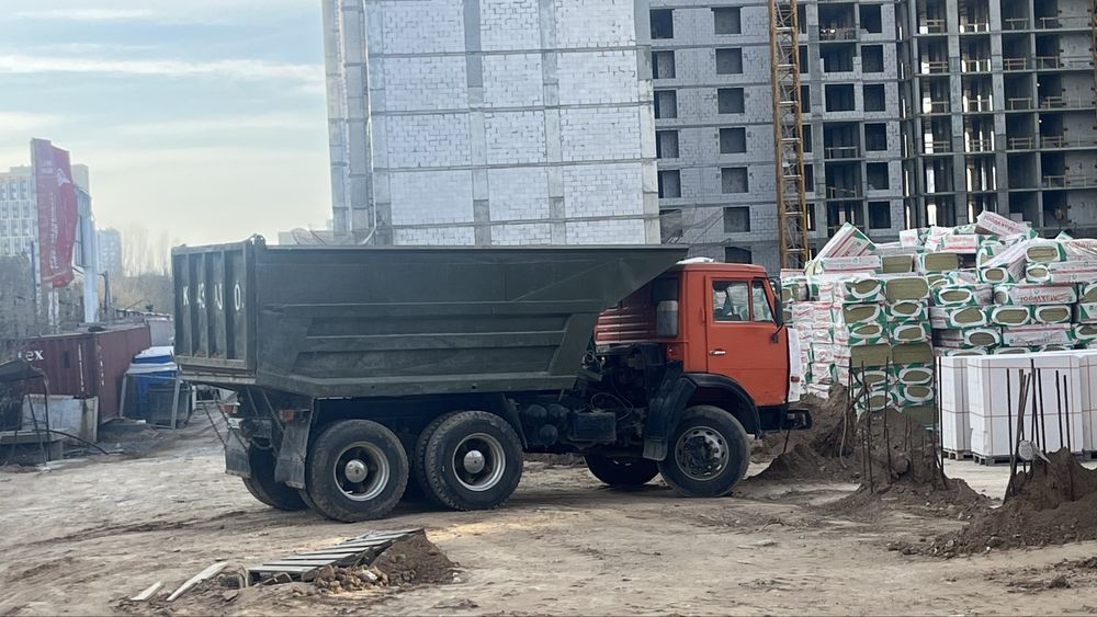 Услуги камаз самосвал 15тонник