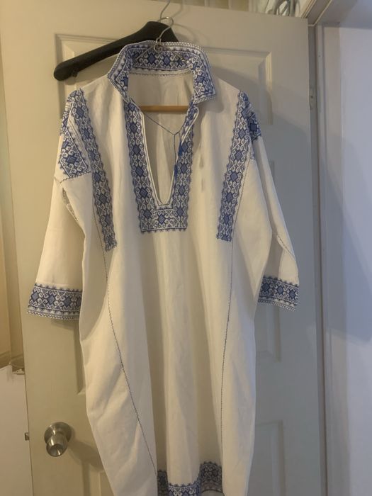 Camasa traditionala lucrata MANUAL din zona  Munteniei