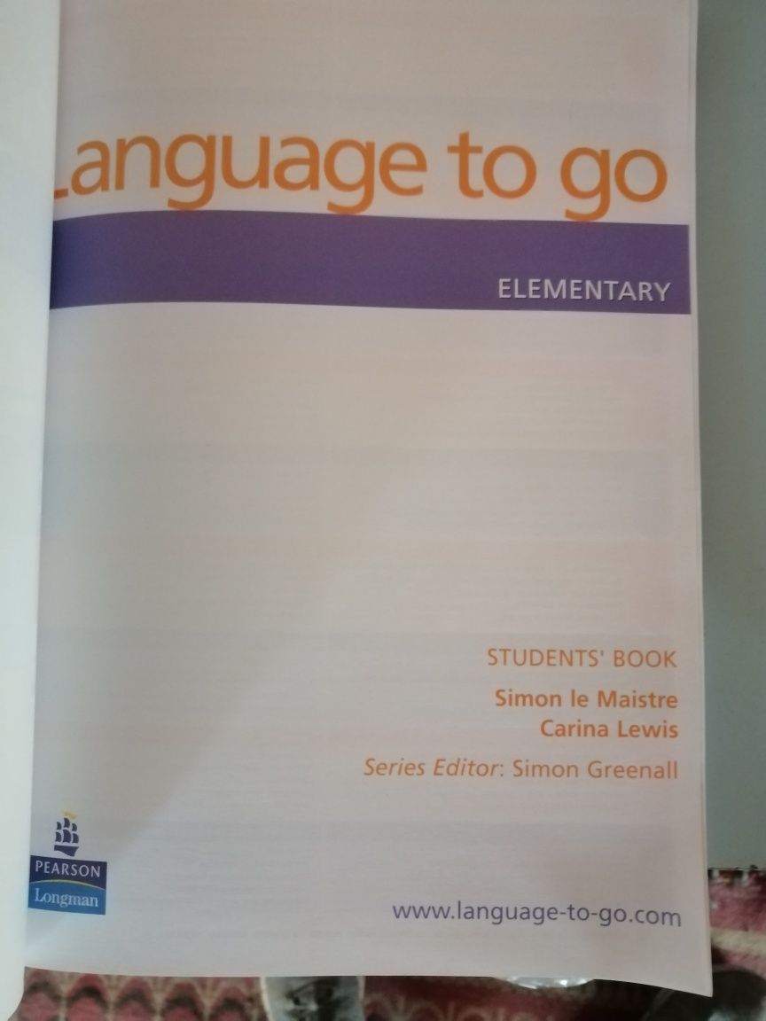 Учебник Language to go