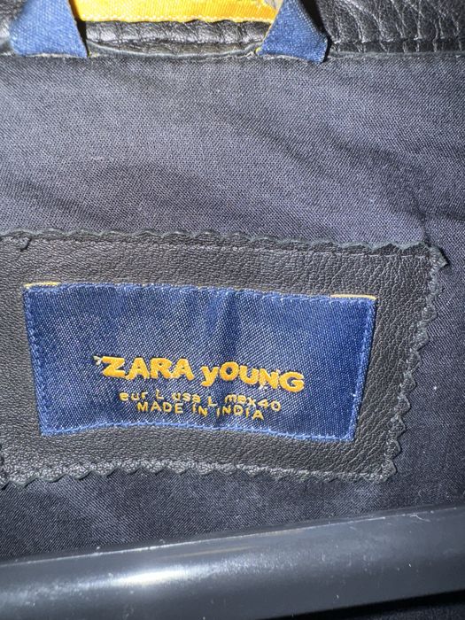 Кожаная куртка от Zara