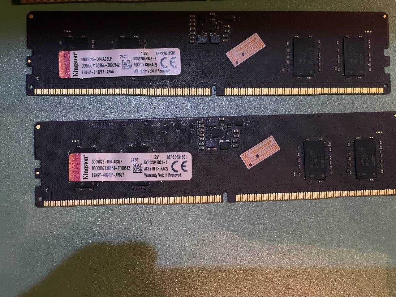 ОЗУ Kingston DDR5 16gb 8gbx2 5200 / RAM/ оперативная память