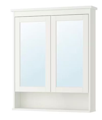 HEMNES
Dulap baie cu oglindă, alb, 63x16x98 cm IKEA