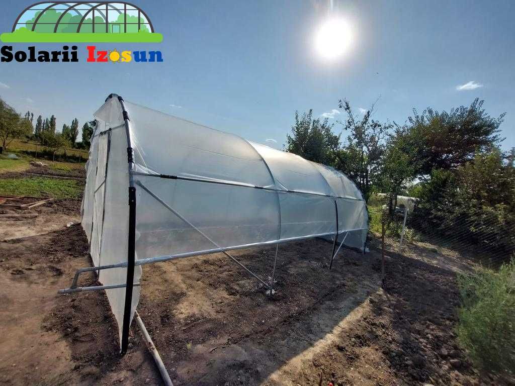 solar gradina din teava galvanizata - instalare rapida SOLARII IZOSUN