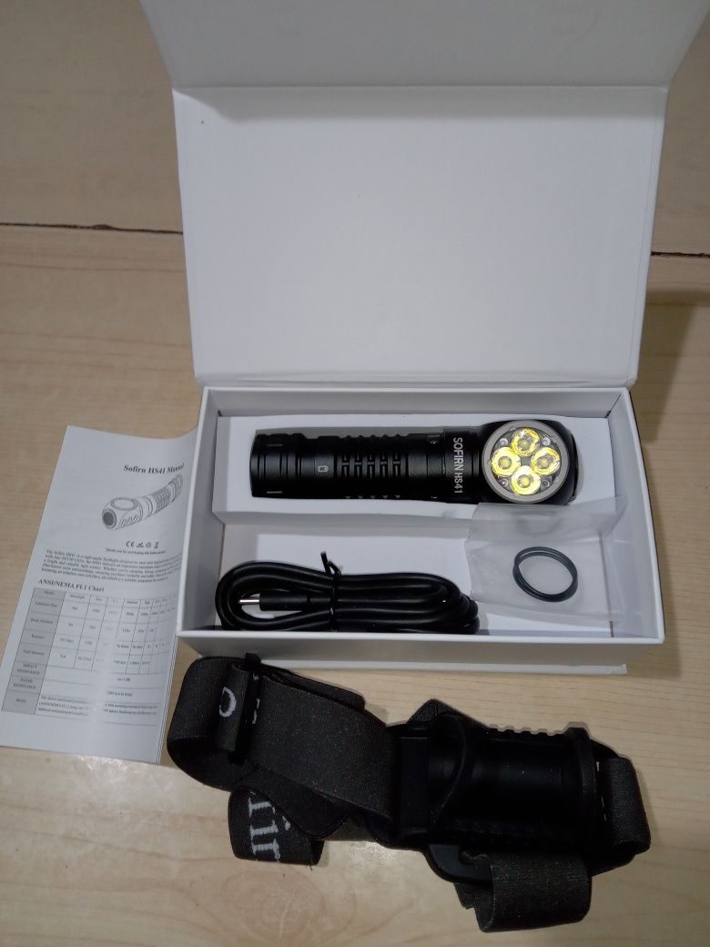 SOFIRN HS41 4000lm 21700   челник   мощен фенер  с магнитна капачка