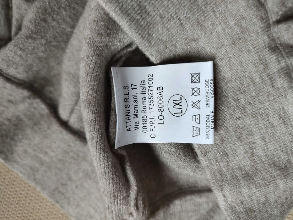 Pantaloni wide leg, 10% lana, banda elastica talie si buzunare