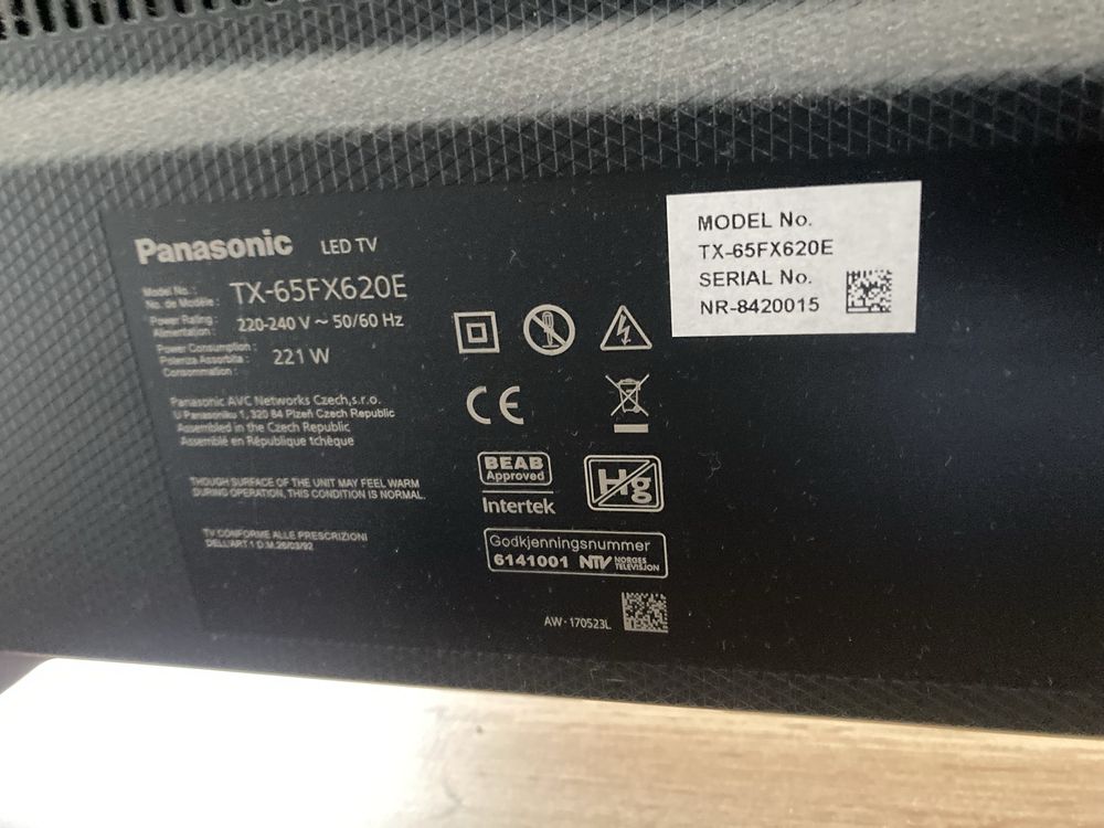 Panasonic TX-65FX620E