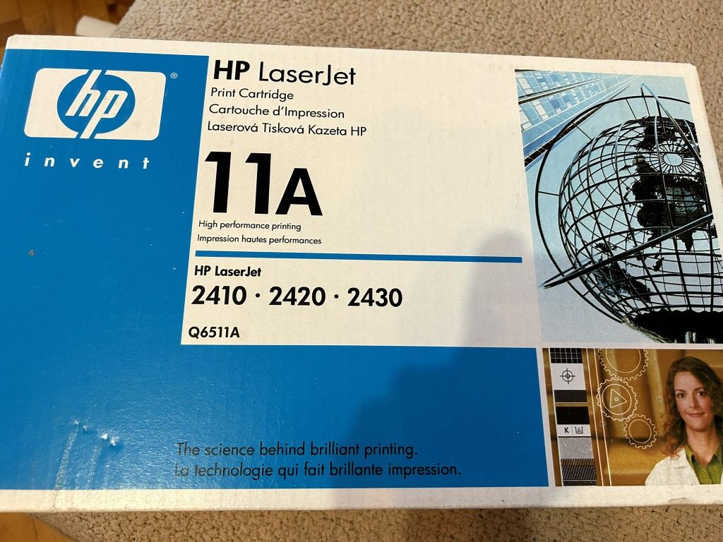 Нова тонер касета HP 6511A.