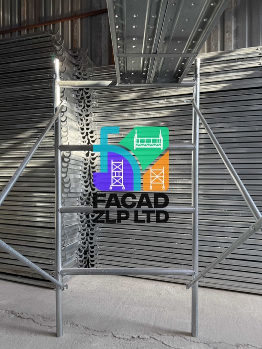 Заводские строительные леса, прочные, оцинкованные, с настилом, Китай