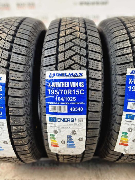Anvelope noi ALL SEASON - 195 70 15c DELMAX m+s