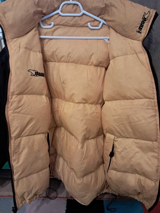 Geacă puf două fețe galben-negru Bear USA original mărime XL