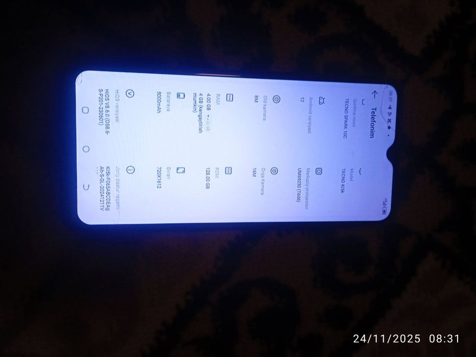 Spark c 10 128ga8 xotira