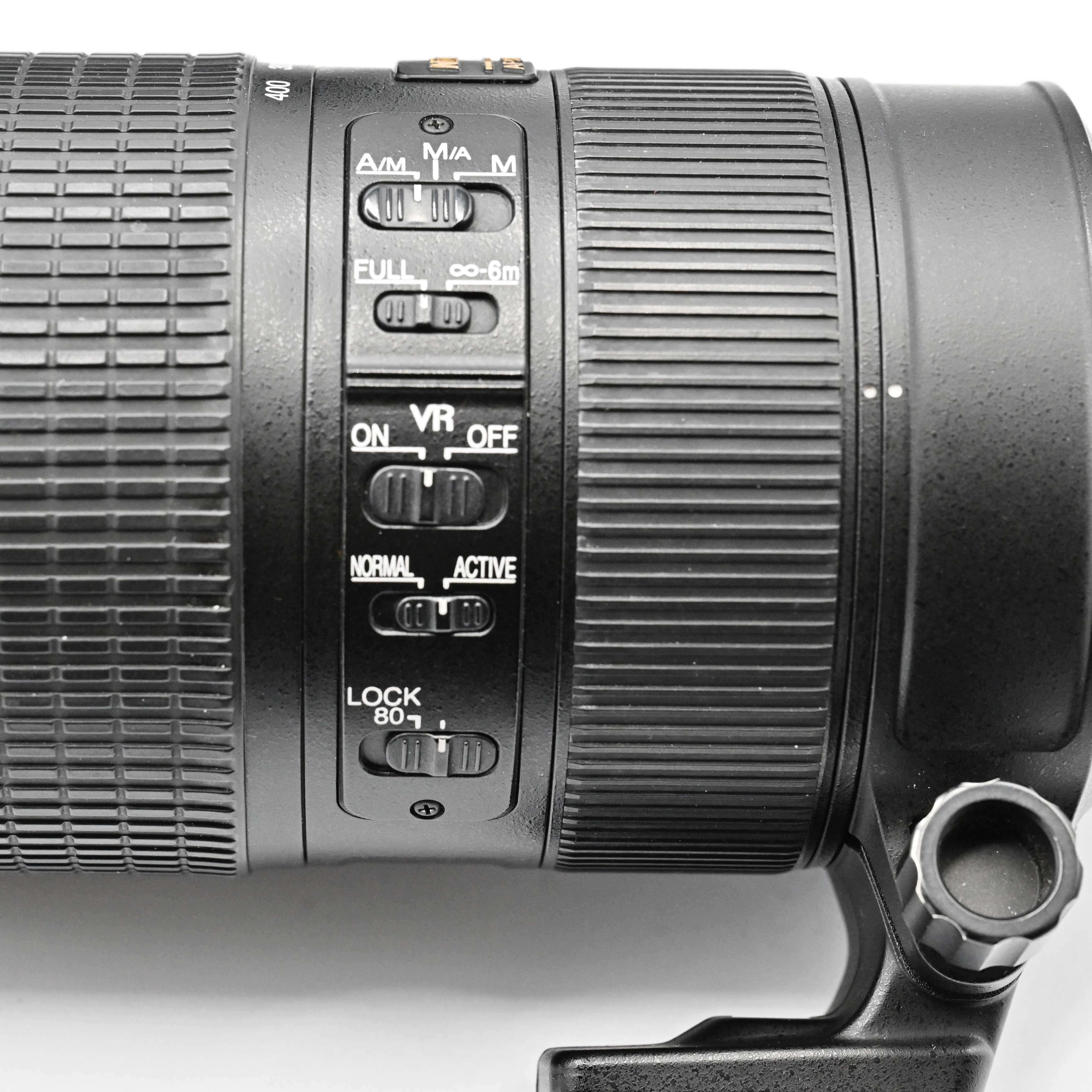 Много запазен обектив Nikon AF-S 80-400mm f/4.5-5.6G ED VR