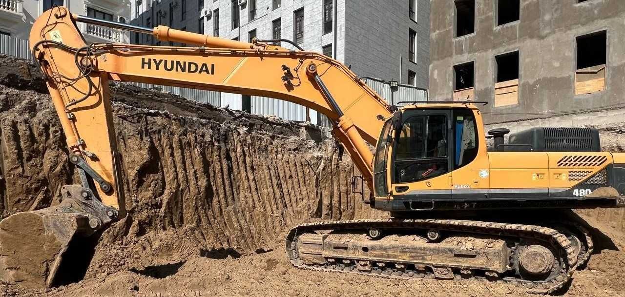 Аренда экскаватора Hyundai 480