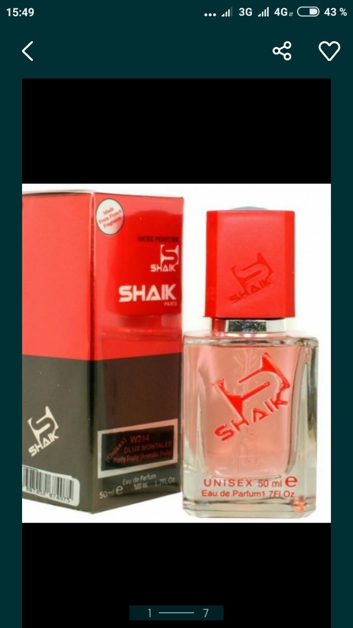 SHAIK parfum orginal