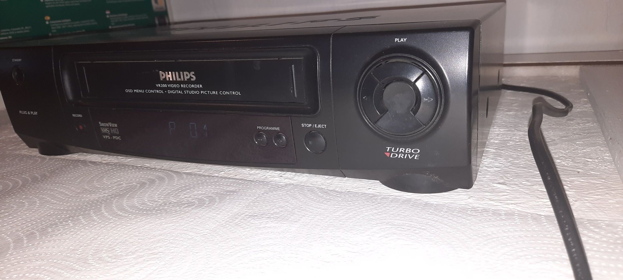 Videorecorder PHILIPS VR 200, Functional 90% (Made in Europa)